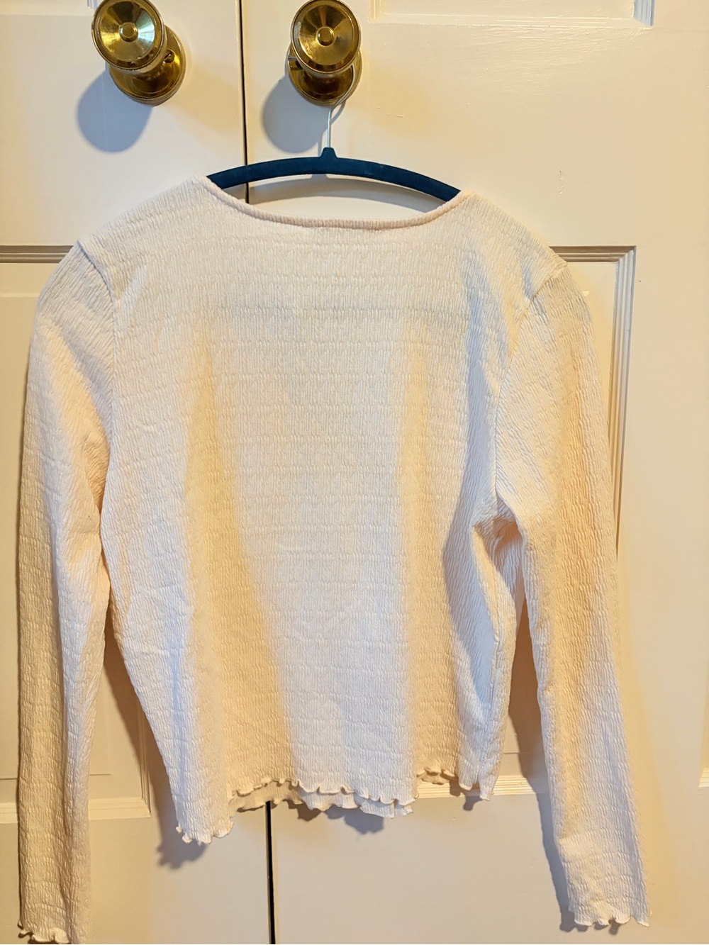Mango White Button-Front Ribbed V-Neck Cardigan - Picture 2 of 6